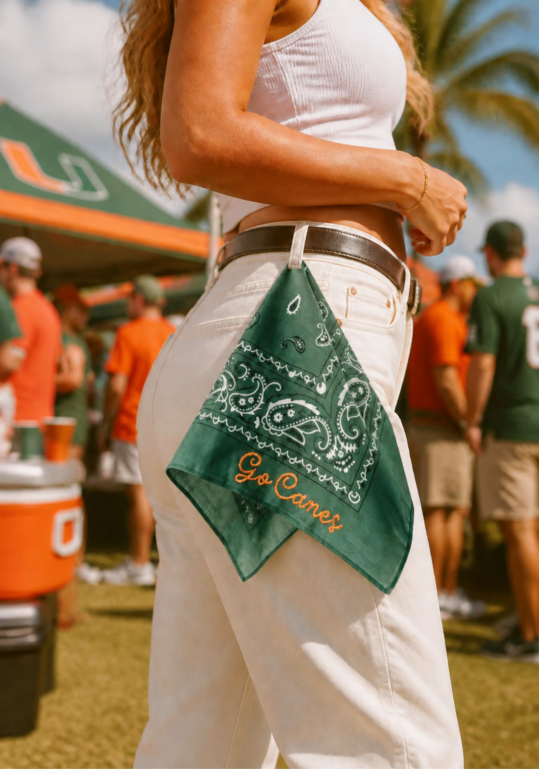 Go Canes Bandana